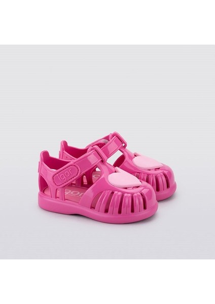 Tobby Gloss Love Yazlık Çocuk Sandaleti Fuşya