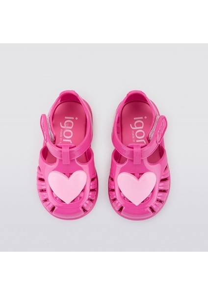 Tobby Gloss Love Yazlık Çocuk Sandaleti Fuşya