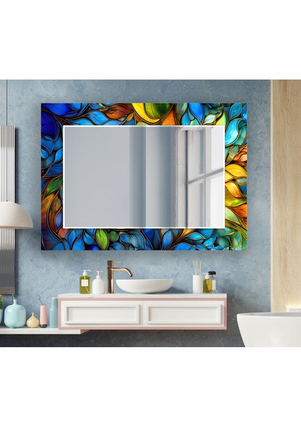Lekeli Temperli Cam Duvar Aynası