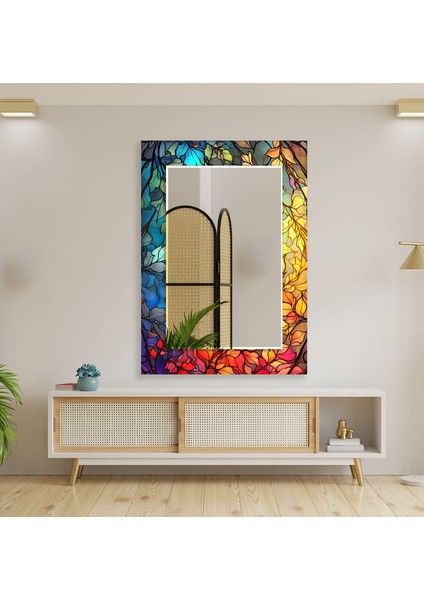 Lekeli Temperli Cam Duvar Aynası