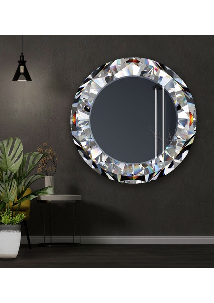 Elmas Desenli Temperli Cam Duvar Aynası fiyatları