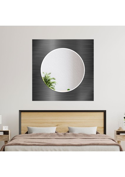 Soyut Desenli Temperli Cam Duvar Aynası fiyatları