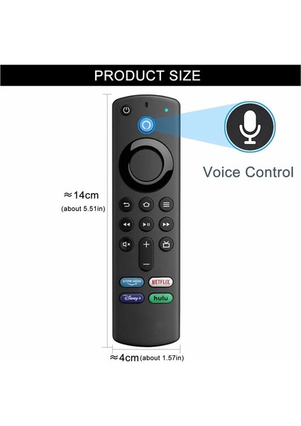 3nd Gen 4K Tv Için L5B83G Sesli Bluetooth Uzaktan Kumanda (Yurt Dışından)
