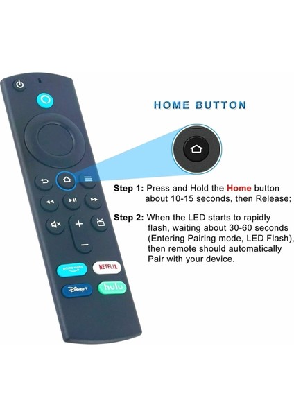 3nd Gen 4K Tv Için L5B83G Sesli Bluetooth Uzaktan Kumanda (Yurt Dışından)