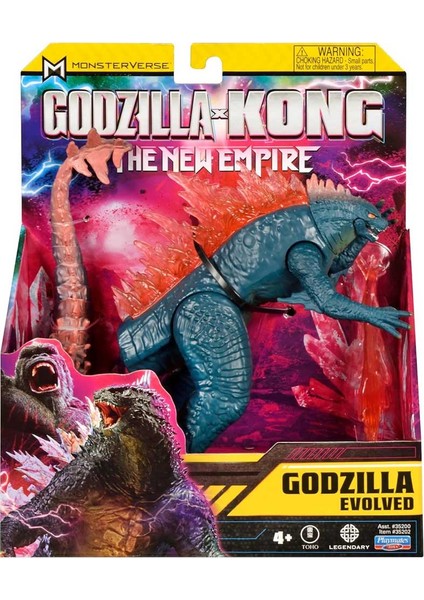 Godzilla x Kong Aksiyon Figür - Evrimleşmiş Godzilla 15 cm