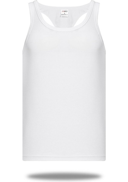 Erkek Pamuklu Süprem Penye Slim Fit Arkası Çapraz Sporcu Likralı Atlet 6'lı - 1050 modelleri