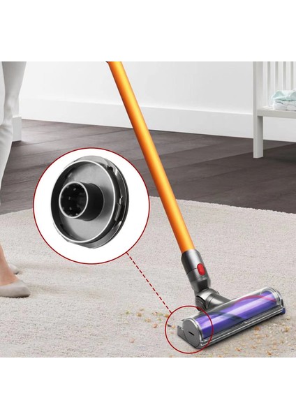 Dyson V8 SV10 V10 SV12 V11 V15 Elektrikli Süpürge Için Doğrudan Tahrikli Zemin Fırçası Başlığı Yan Kapağı Yan Kapak Aksesuarları (Yurt Dışından)