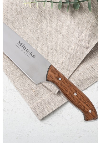 32CM Ahşap Saplı Çelik Sef Bıçağı G0462 fiyatları