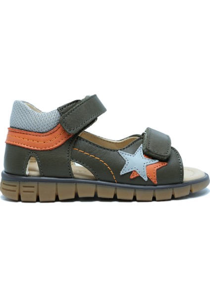 Kifidis S24V015 Kifidis-Kids Erkek Çocuk Deri Sandalet 25-30