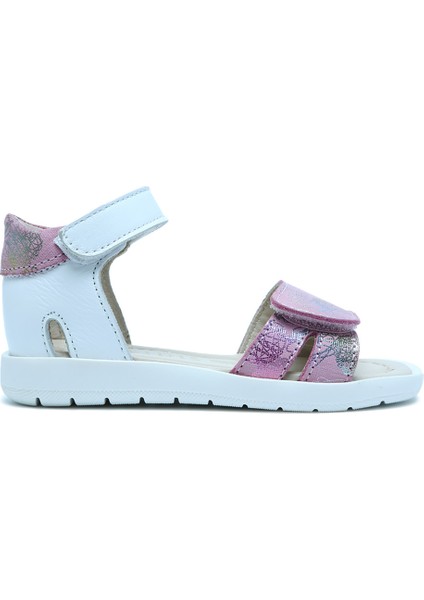 Kifidis S24V032 Kifidis-Kids Kız Çocuk Deri Sandalet 21-25