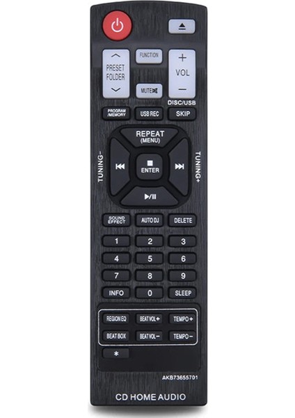 Lg Audio OM4560 OM5540 CM6520AP CM9520 FB164K FBS164V CM9520F/S/W CMS8520F/S/W Için Uzaktan Kumanda AKB73655701 (Yurt Dışından)