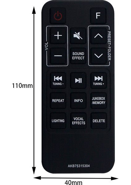 Lg Soundbar Ev Ses Sistemi 55LH5750 49LH5700-UD 43LH5700-UD 32LH570B 49LH570A 55LH575A AGF76631053 55LH5750-UB 43LH570B Için Uzaktan Kumanda AKB75315304 (Yurt Dışından) modelleri