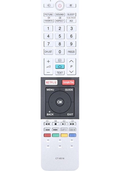 Toshiba Tv 43U7750VN 55U7750VN 65U7750VN 75U7750VN 43U7750VE 55U7750VE 65U7750VE 55U7750 65U7750 75U7750 49U9750 55U9750 65U9750 Için Uzaktan Kumanda CT-8516 (Yurt Dışından)
