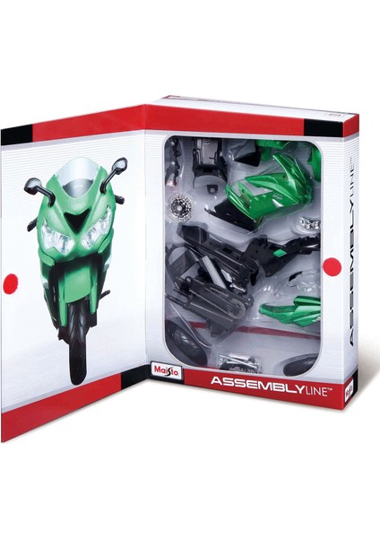 Kawasaki Ninja ZX-14R Model Kit Motosiklet 1/12 39197 fiyatları