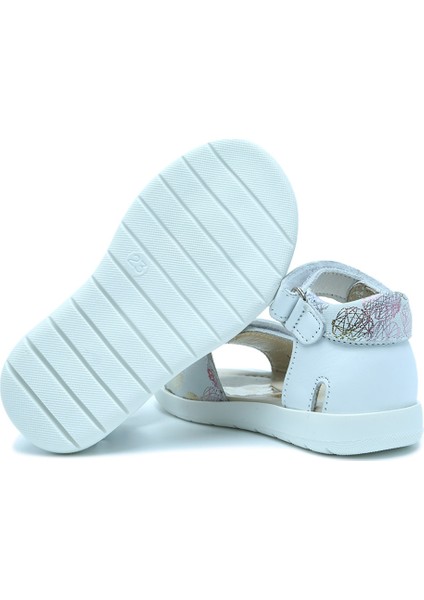 Kifidis S24V032 Kifidis-Kids Kız Çocuk Deri Sandalet 21-25