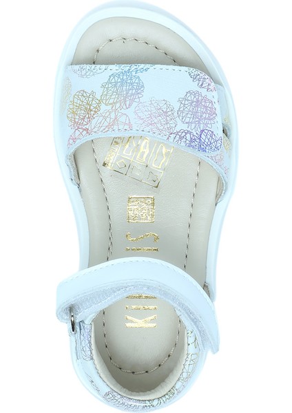 Kifidis S24V032 Kifidis-Kids Kız Çocuk Deri Sandalet 21-25