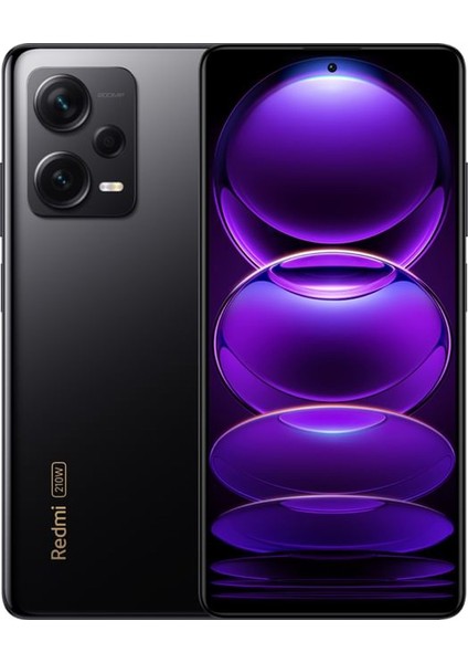 Redmi Note 12 Pro Plus 210W 5g 8GB+256 GB Akıllı Cep Telefonu - Siyah (Xiaomi Türkiye Garantili) Siyah