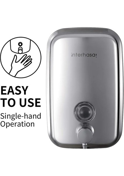 304SS-1000ML-SABUNLUK Duvara Montaj 304 Paslanmaz Çelik El Sabunu Dispenseri Banyo Için Ticari Sıvı Sabunluk (Yurt Dışından) indirimleri