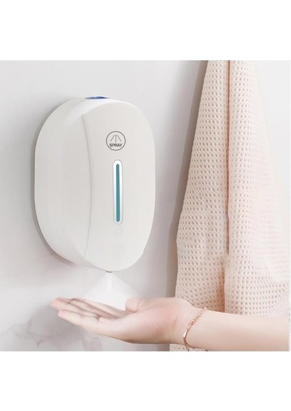 Sprey Temassız Otomatik Sensörlü Sabunluk Duvara Monte El Dezenfektanı Sıvı/köpük/banyo/tuvalet Için Sprey Sabunluk (Yurt Dışından)