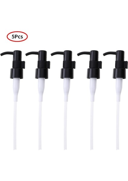 White-5 Adet 20/24MM Yağ Ovuşturdu El Sıvı Sabun Pompalı Dağıtıcı Plastik Losyon Şişeleri Uzun Daldırma Tüpleri Ile Yedek Pompa (Yurt Dışından)
