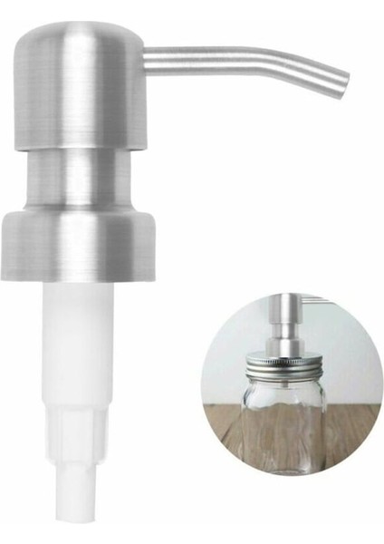 Silver-2pc Retro Metal Sıvı Sabunluk Yedek Sabun Pompası Losyon Şampuan Pompası Şişe Kuş Kafası Banyo Aksesuarları (Yurt Dışından)