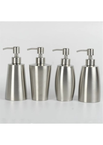 B-350ML 400ML Paslanmaz Çelik Sıvı Sabunluk Şampuan Ev El Losyon Deterjan Temizleyici Şişe Basın Pompası (Yurt Dışından) modelleri