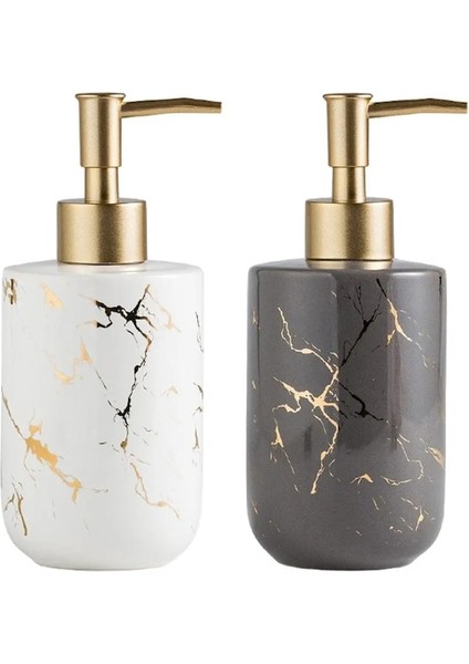 Beyaz-Seramik Sabunluk Mermer Pompalı Şişe Tutucu Aksesuarları (Yurt Dışından) fiyatları
