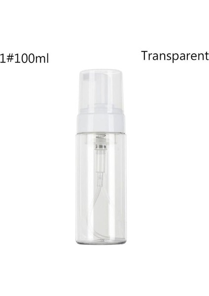 1-100 ml Şeffaf Şeffaf Köpük Şişe Sabunluk Şampuan Duş Jeli Sıvı El Temizleyici Pompa Konteyner Ev Banyo Malzemeleri Köpük Pompası Şişeleri (Yurt Dışından)
