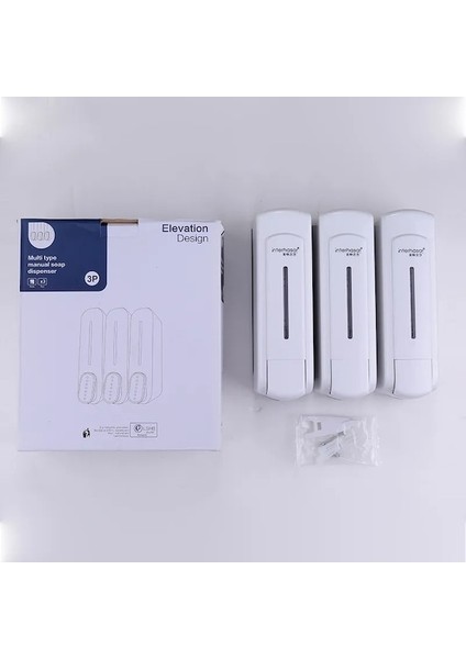 White1-Tek/çift/üçlü 1050ML Sabunluk Duvar Duşu Banyo Şampuanı Jel Dağıtıcı Banyo Aksesuarları Sıvı Sabun Kabı (Yurt Dışından) modelleri