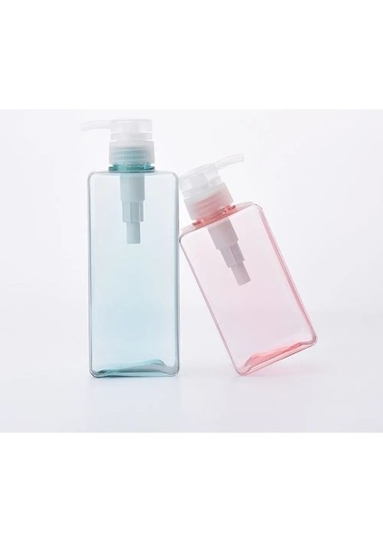 KAHVE-650ML--650ML Kare Şeffaf Şişe Sıvı Sabun Şanti Köpük Noktaları Şişeleme Şampuan Losyon Duş Jeli Pompası Bottlesnding (Yurt Dışından)