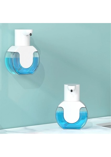 D - RECHARGE-430ML Otomatik Köpük Dispenseri Duvara Monte Kızılötesi Endüktif Sıvı Sabunluklar Mutfak Fotoselli El Yıkama Makinesi USB (Yurt Dışından)
