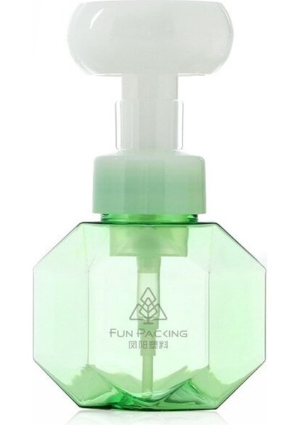 GREEN-300ML-1PC Çiçek Köpük Şişe Köpük Losyon Doldurulabilir Şişe Çiçek Pompası Kafa Sabun Şampuan Kozmetik Boş Şişe Banyo Aksesuarları (Yurt Dışından)