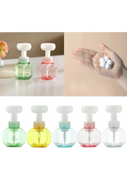 GREEN-300ML-1PC Çiçek Köpük Şişe Köpük Losyon Doldurulabilir Şişe Çiçek Pompası Kafa Sabun Şampuan Kozmetik Boş Şişe Banyo Aksesuarları (Yurt Dışından) fiyatları