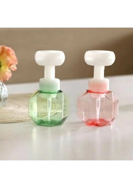 GREEN-300ML-1PC Çiçek Köpük Şişe Köpük Losyon Doldurulabilir Şişe Çiçek Pompası Kafa Sabun Şampuan Kozmetik Boş Şişe Banyo Aksesuarları (Yurt Dışından) modelleri