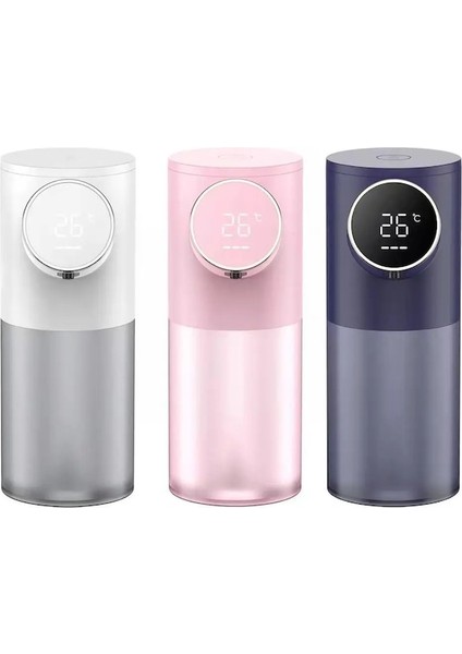 A-Otomatik Sabun Köpük Dispenseri USB Şarj Edilebilir Dijital Dezenfektan 320 ml Ekran Sensörü El Fotoselli Makinesi R1H5 Ev Için (Yurt Dışından)