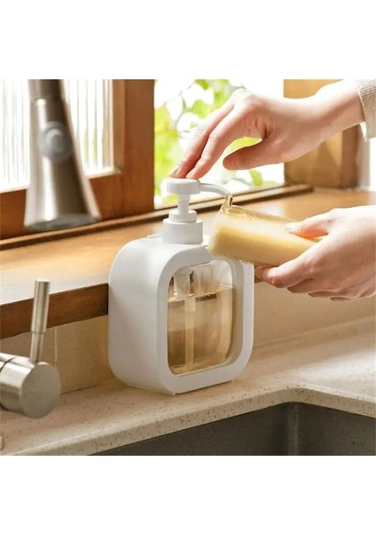 300 ml Basın ŞIŞE-300/500 ml Basın Tipi Sıvı Sabunluk Şişeleri Plastik Şampuan Duş Jeli Pompa Kabı Faydalı Ev Banyo Aksesuarları (Yurt Dışından) modelleri