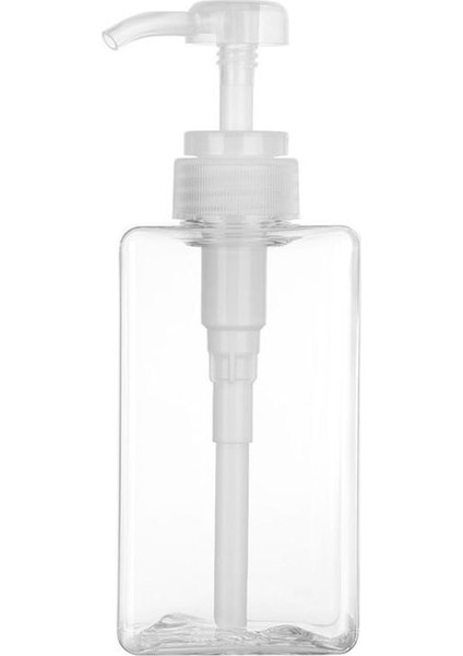 ŞEFFAF-250ML--650ML Kare Şeffaf Şişe Sıvı Sabun Şanti Köpük Noktaları Şişeleme Şampuan Losyon Duş Jeli Pompası Bottlesnding (Yurt Dışından)