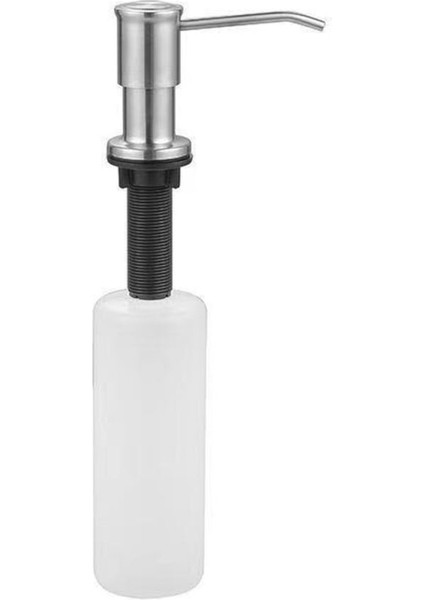 Fırçalanmış NIKEL-500ML Içbükey ve Dışbükey Sıvı Sabunluk, Paslanmaz Çelik Sabunluk, Banyo Mutfak Lavabo Ankastre Sabunluk (Yurt Dışından)