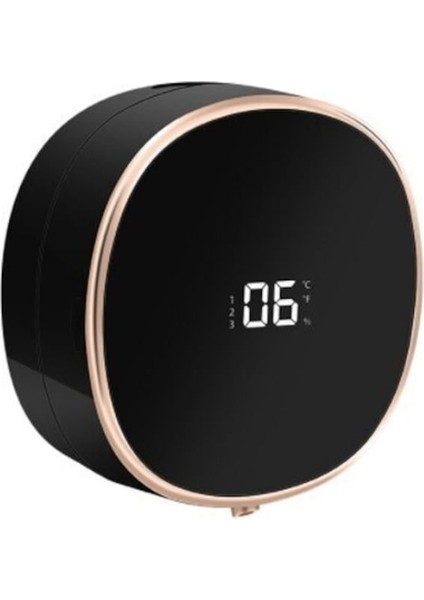 Siyah-Akıllı Sabunluk 280ML Fotoselli Hareket Sensörü Yıkama El Cihazı 1200MAH Duvara Monte Sıvı Sabunluk (Yurt Dışından)