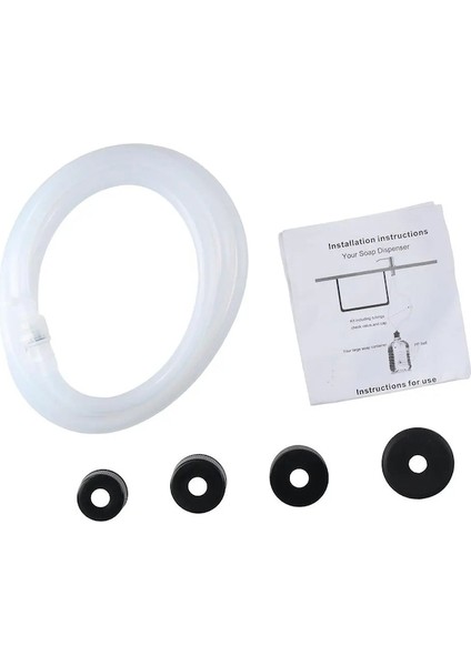 Beyaz Mutfak Hortumu Yükseltilmiş Kit Uzatma Çek Valf Tüpü Sabunluk Altında (Yurt Dışından) fiyatları