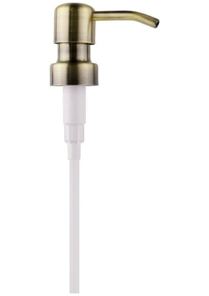 Yeşil Patina-1 Adet Metal Dıy Sabun Pompası Sıvı Losyon Dispenseri Kafa Kavanoz Tüpünü Değiştirin 10 cm Pompa 11 cm Tüp 4 Renkli 28/400 Konu Standart (Yurt Dışından)