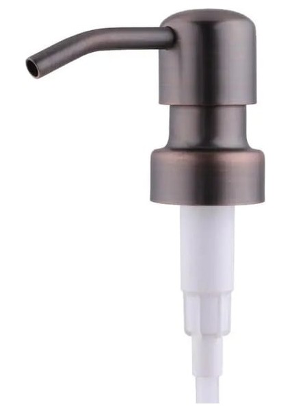 Yeşil Patina-1 Adet Metal Dıy Sabun Pompası Sıvı Losyon Dispenseri Kafa Kavanoz Tüpünü Değiştirin 10 cm Pompa 11 cm Tüp 4 Renkli 28/400 Konu Standart (Yurt Dışından) modelleri