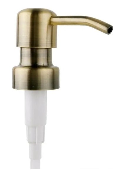 Yeşil Patina-1 Adet Metal Dıy Sabun Pompası Sıvı Losyon Dispenseri Kafa Kavanoz Tüpünü Değiştirin 10 cm Pompa 11 cm Tüp 4 Renkli 28/400 Konu Standart (Yurt Dışından) fırsatları