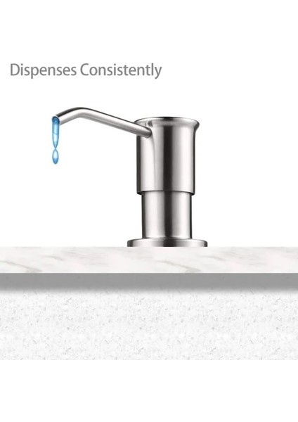 BEYAZ-500ML Içbükey ve Dışbükey Sıvı Sabunluk, Paslanmaz Çelik Sabunluk, Banyo Mutfak Lavabo Ankastre Sabunluk (Yurt Dışından) indirimleri