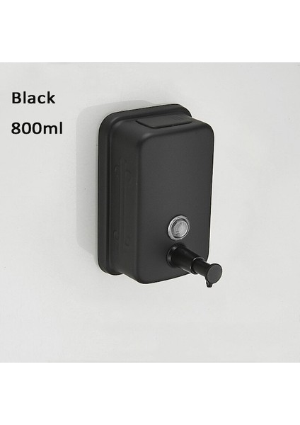 Siyah-Siyah 304 Paslanmaz Çelik Banyo Sıvı Sabun Antika Şampuanlık Altın Cilalı Duvara Monte Banyo Aksesuarları (Yurt Dışından)