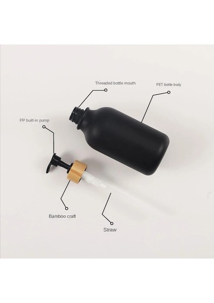 500 ml B-Sabunluk Buzlu Doldurulabilir Şampuan Pompası Şişe Sabun Losyon Kabı Sabun Pompası El Yıkama Banyo Aksesuarları (Yurt Dışından) fırsatları