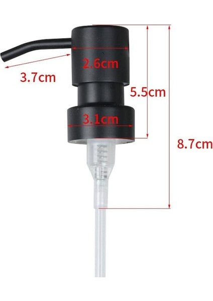 Sh-P6 28-400 1cc-12 Stilleri 304 Paslanmaz Çelik El Sabunu Sıvı Dağıtıcı Memesi Banyo Mutfak Köpük Sabun Ürünleri Banyo Aksesuarları (Yurt Dışından)