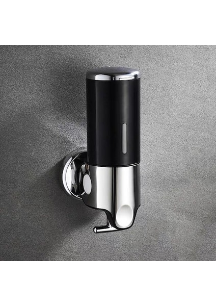 Siyah-Şampuan ve Sabun Sıvı Dispenseri Tek/ikili/üçlü 500ML Sıvı Dispenser Kabı Duvara Monte Banyo Şampuan Dispenseri (Yurt Dışından)