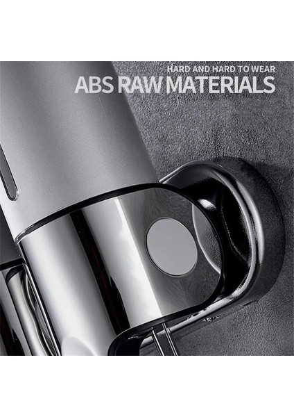 Siyah-Şampuan ve Sabun Sıvı Dispenseri Tek/ikili/üçlü 500ML Sıvı Dispenser Kabı Duvara Monte Banyo Şampuan Dispenseri (Yurt Dışından) fırsatları