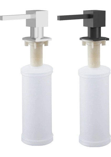 Nikel KARE-350ML Mutfak Lavabo Pompası Için Dispenser Sabun Bulaşık Sabunu Dispenseri Plastik Şişe Ile Dahili Losyon Pompası Kafası Deterjan Tutucu (Yurt Dışından)